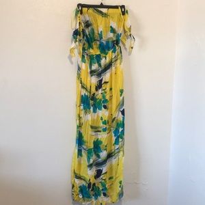 Off the shoulder maxi dress